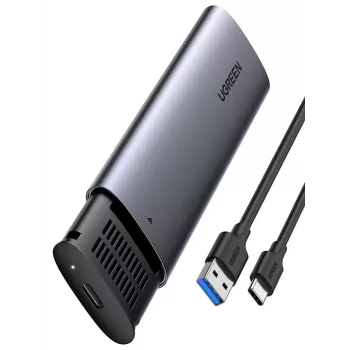 Case per SSD Ugreen 10903 M.2 nero grigio 2 TB 5 Gbit/s