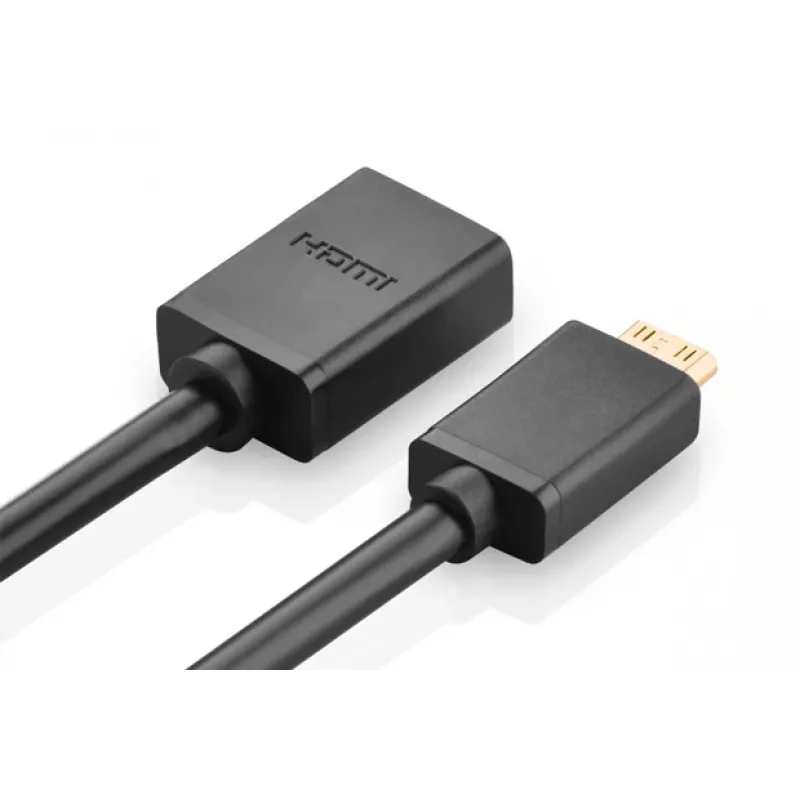 Cavo HDMI Ugreen 20137 Mini-HDMI connettore maschio a HDMI connettore femmina nero oro