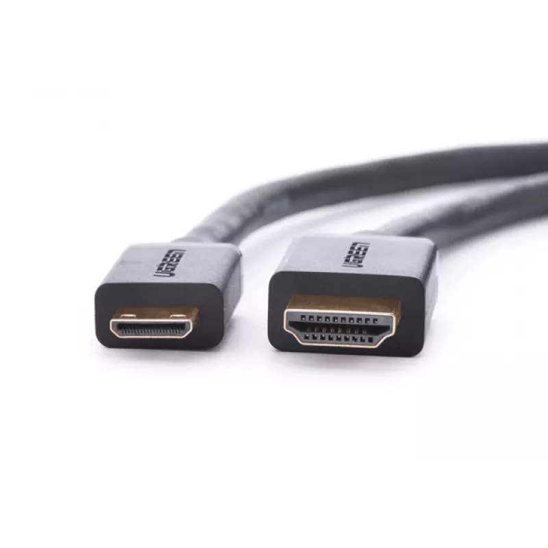 Cavo HDMI Ugreen 20137 Mini-HDMI connettore maschio a HDMI connettore femmina nero oro