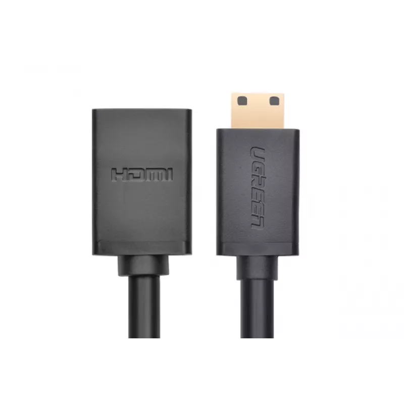 Cavo HDMI Ugreen 20137 Mini-HDMI connettore maschio a HDMI connettore femmina nero oro