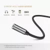 Cavo per telefono cellulare Ugreen 30632 USB-C a 3,5 mm nero