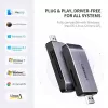 Lettore di schede UGREEN 50541 USB 3.2 Gen 1 (3.1 Gen 1) — CF, SD, MicroSD, Memory Stick, acciaio, 5000 Mbit/s