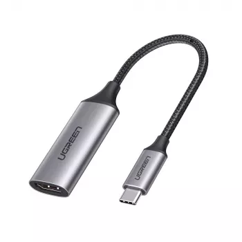Adattatore per cavo video Ugreen 70444 HDMI Type-A (standard) USB Type-C alluminio, nero