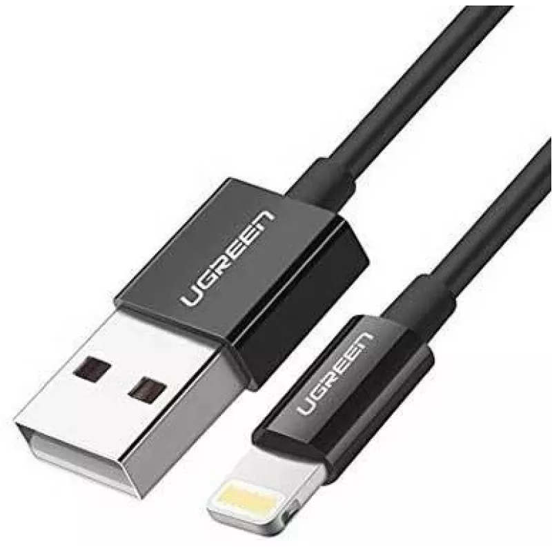 Cavo per cellulare Ugreen 80823 US155 nero 2 m USB A Lightning