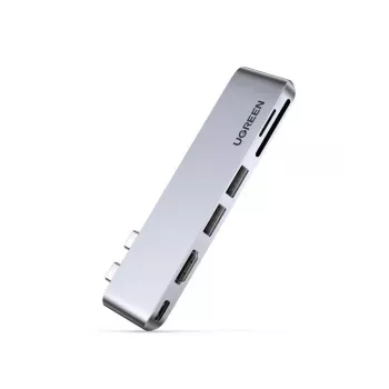Dock per laptop UGREEN 80856 2 x USB 3.2 Gen 2 Type-C uscita video 4K