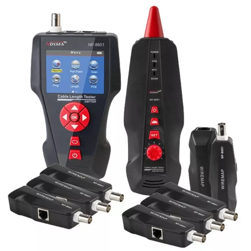 Tester per cavi LYNX CS TLCD88 — tester LCD per Cat3/Cat5E/Cat6 e rilevamento PoE