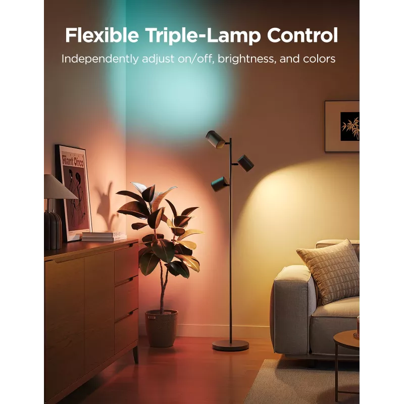 Lampada da terra Govee Tree Floor Lamp lampada intelligente Wi-Fi/Bluetooth 72 W