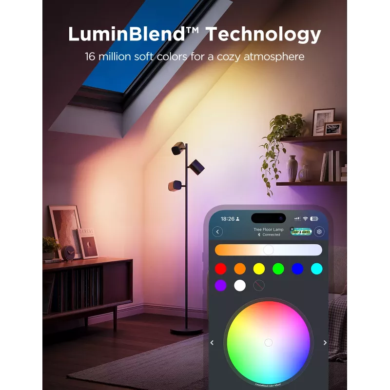 Lampada da terra Govee Tree Floor Lamp lampada intelligente Wi-Fi/Bluetooth 72 W