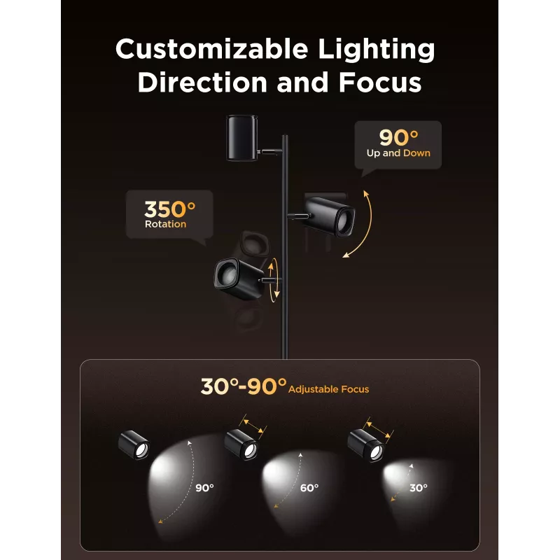 Lampada da terra Govee Tree Floor Lamp lampada intelligente Wi-Fi/Bluetooth 72 W