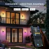 Applique da esterno Govee H7078CD1 Smart RGB con cambio colore, controllo Wi-Fi/app