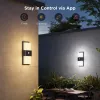 Applique da esterno Govee H7078CD1 Smart RGB con cambio colore, controllo Wi-Fi/app