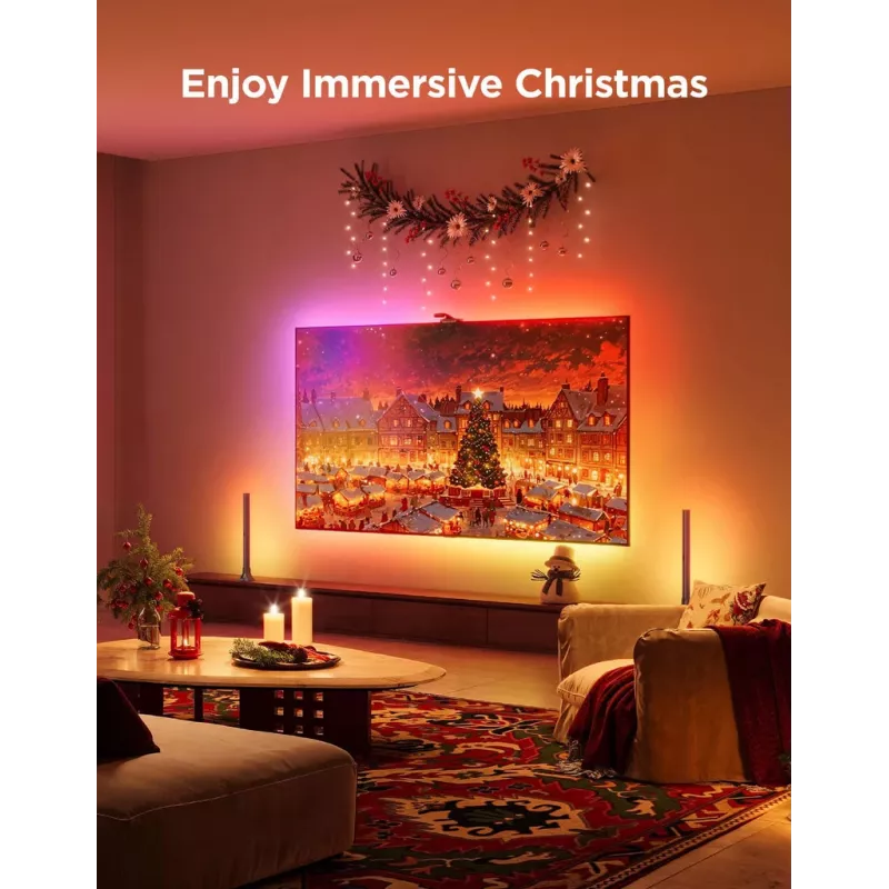 Striscia LED intelligente Govee H66A1 Wi-Fi/Bluetooth 5 m nero