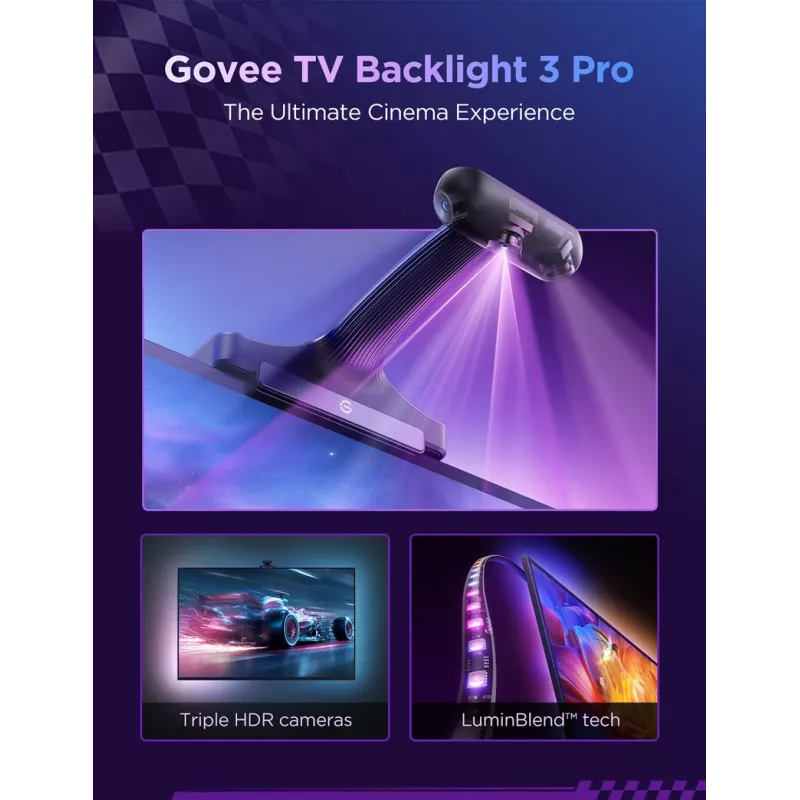 Striscia LED intelligente Govee H66A1 Wi-Fi/Bluetooth 5 m nero