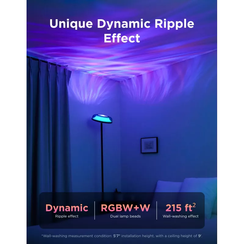 Lampada da terra Govee H60B0311 RGBWW 1000 lm Wi-Fi Bluetooth