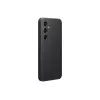 Custodia per cellulare Samsung Vegan Leather Case per Galaxy S24, pelle PU, nero, per schermo da 6,2 pollici