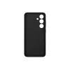 Custodia per cellulare Samsung Vegan Leather Case per Galaxy S24, pelle PU, nero, per schermo da 6,2 pollici