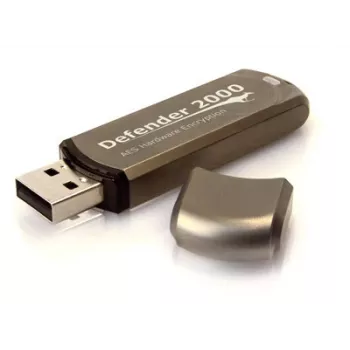 iStorage Kanguru Defender 2000 certificato FIPS 140-2, 16 GB unità flash USB USB Type-A 2.0 marrone