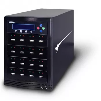 iStorage Kanguru U2D2-15 duplicatore di supporti duplicatore di unità flash USB nero 15 copie