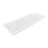 Contour Design Active Key Contour QuickClean tastiera medicale IP68 compatta con filo bianco PN C7012