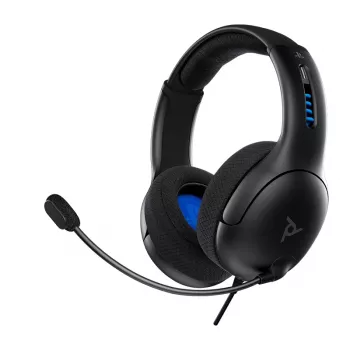 PDP LVL50 headset con filo archetto gaming nero, grigio