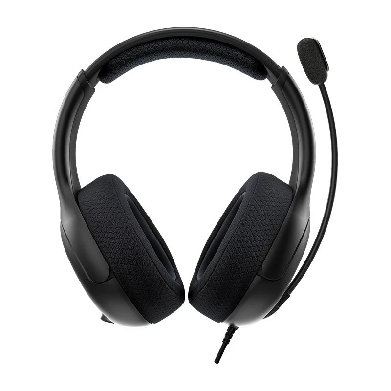 PDP LVL50 headset con filo archetto gaming nero, verde, grigio