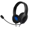 PDP LVL50 headset con filo PS4 bianco - driver da 50 mm, con filo, con filo, gaming, headset, nero