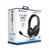 PDP LVL50 headset con filo PS4 bianco - driver da 50 mm, con filo, con filo, gaming, headset, nero
