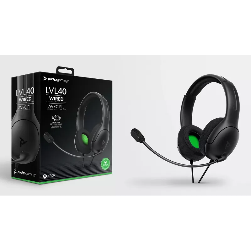 PDP LVL50 headset stereo con filo XBSX, con filo, gaming, headset, nero