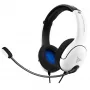 PDP LVL40 headset con filo archetto gaming bianco