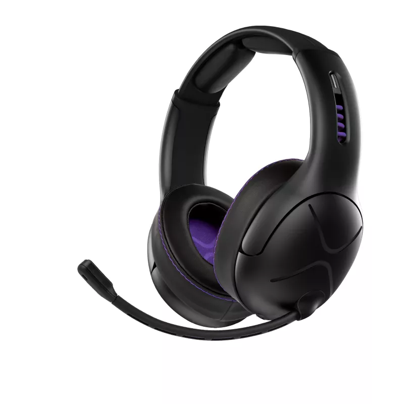 Headset VICTRIX Gambit Wireless — con filo e senza fili, 20–20000 Hz, cavo da 2 m, 301 g, nero/viola