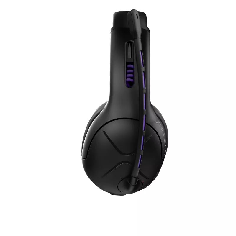 Headset VICTRIX Gambit Wireless — con filo e senza fili, 20–20000 Hz, cavo da 2 m, 301 g, nero/viola