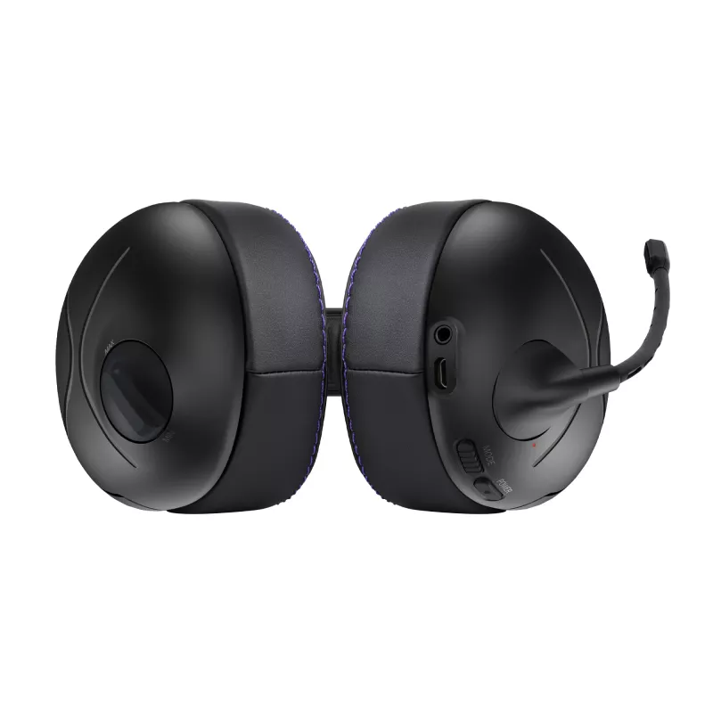 Headset VICTRIX Gambit Wireless — con filo e senza fili, 20–20000 Hz, cavo da 2 m, 301 g, nero/viola