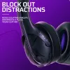 Headset VICTRIX Gambit Wireless — con filo e senza fili, 20–20000 Hz, cavo da 2 m, 301 g, nero/viola