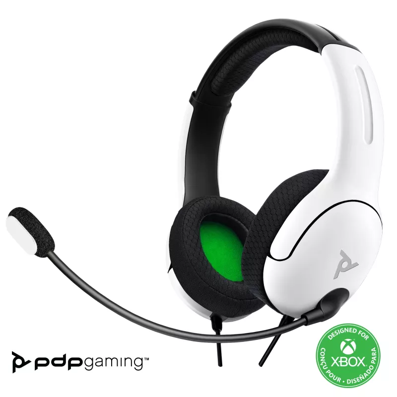 PDP LVL40 headset con filo archetto gaming bianco