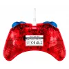 PDP Rock Candy: Mario Punch rosso, gamepad USB traslucido analogico/digitale Nintendo Switch, Nintendo Switch Lite, Nintendo Switch OLED