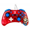 PDP Rock Candy: Mario Punch rosso, gamepad USB traslucido analogico/digitale Nintendo Switch, Nintendo Switch Lite, Nintendo Switch OLED
