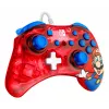 PDP Rock Candy: Mario Punch rosso, gamepad USB traslucido analogico/digitale Nintendo Switch, Nintendo Switch Lite, Nintendo Switch OLED