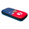 Custodia rigida PDP slim Deluxe Power Pose Mario per Nintendo – blu/rosso