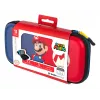 Custodia rigida PDP slim Deluxe Power Pose Mario per Nintendo – blu/rosso