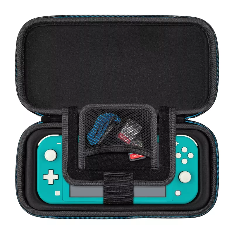 Custodia rigida PDP slim Deluxe Power Pose Mario per Nintendo – blu/rosso