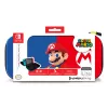 Custodia rigida PDP slim Deluxe Power Pose Mario per Nintendo – blu/rosso