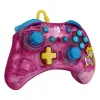 PDP Rock Candy: Bubblegum Peach rosa, gamepad USB traslucido analogico / digitale Nintendo Switch, Nintendo Switch Lite, Nintendo Switch OLED