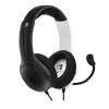 PDP LVL40 headset con filo archetto gaming nero, bianco