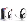 PDP LVL40 headset con filo archetto gaming nero, bianco