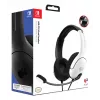 PDP LVL40 headset con filo archetto gaming nero, bianco