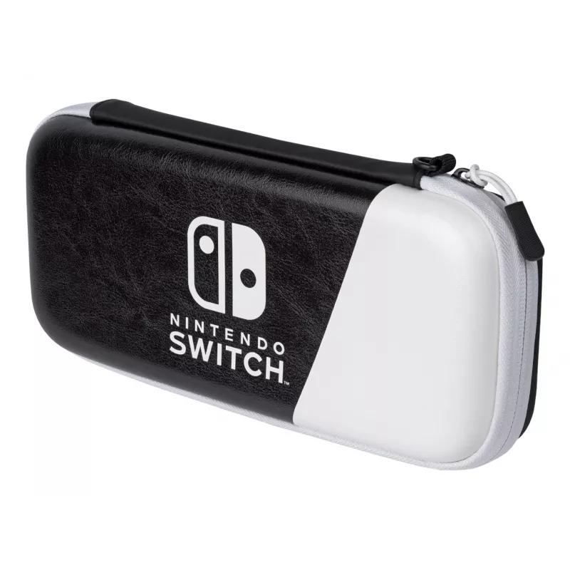 PDP slim Deluxe: custodia rigida nero e bianco Nintendo nero, bianco