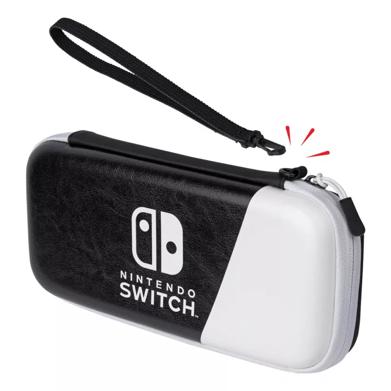 PDP slim Deluxe: custodia rigida nero e bianco Nintendo nero, bianco
