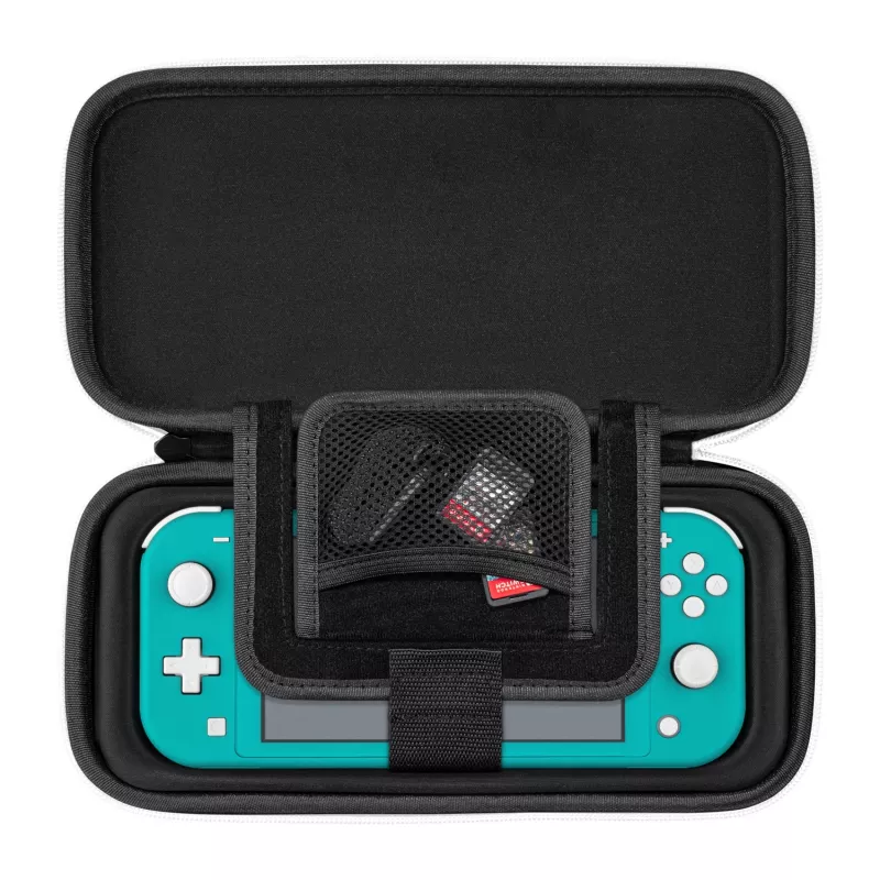 PDP slim Deluxe: custodia rigida nero e bianco Nintendo nero, bianco