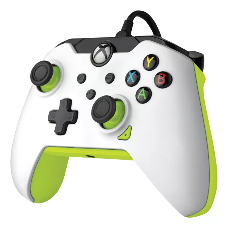 PDP controller con filo: Electric White - Xbox Series X|S, Xbox One, Xbox, Windows 10/11