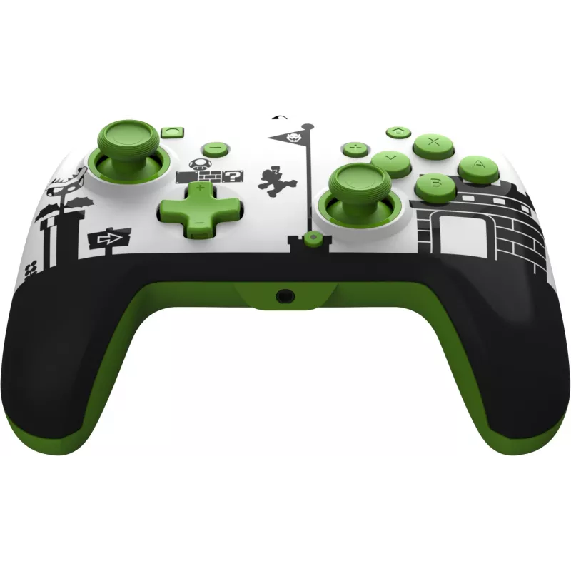 PDP REMATCH Controller cablato: Super Mario Retro, gamepad, Nintendo Switch, Nintendo Switch OLED, D-pad, tasto Home, analogico/digitale, cablato, USB